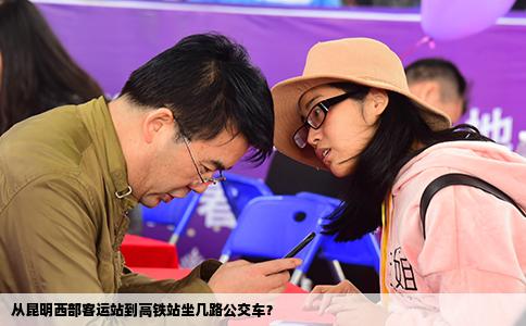 從昆明西部客運站到高鐵站坐幾路公交車？