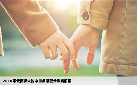 2010年云南師大附中重點錄取分數線解讀